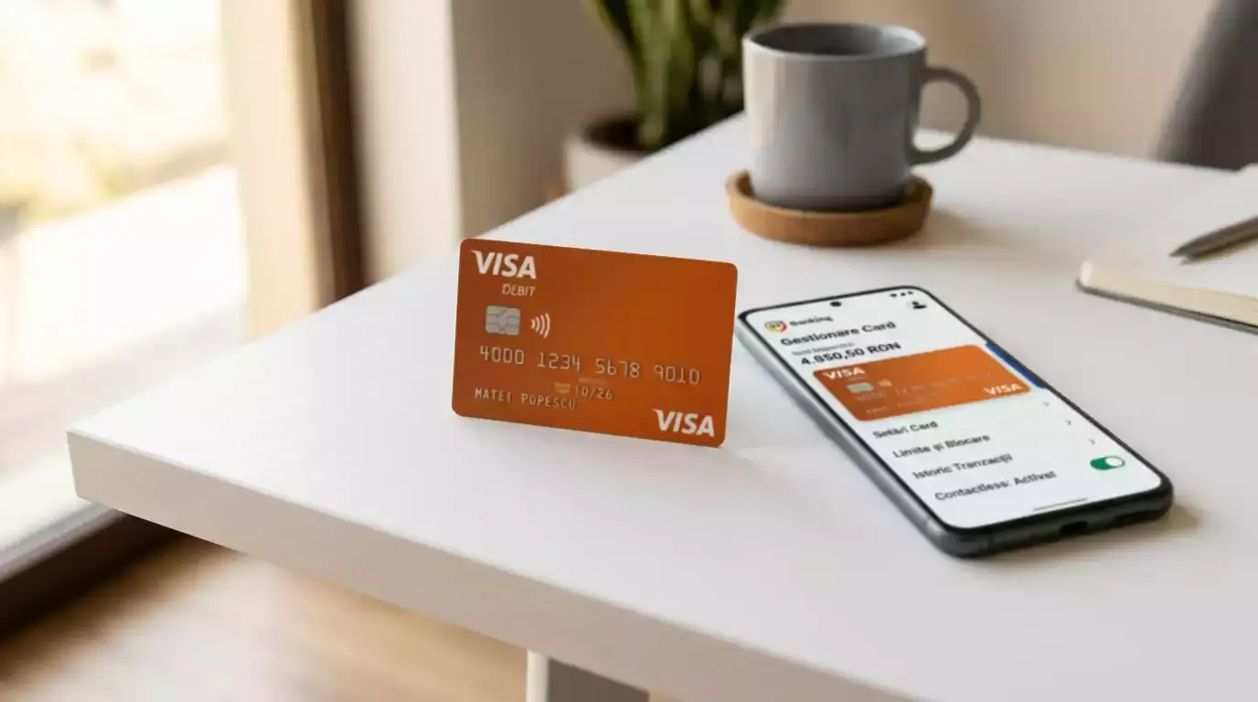 Card Visa ING alături de aplicația ING Home