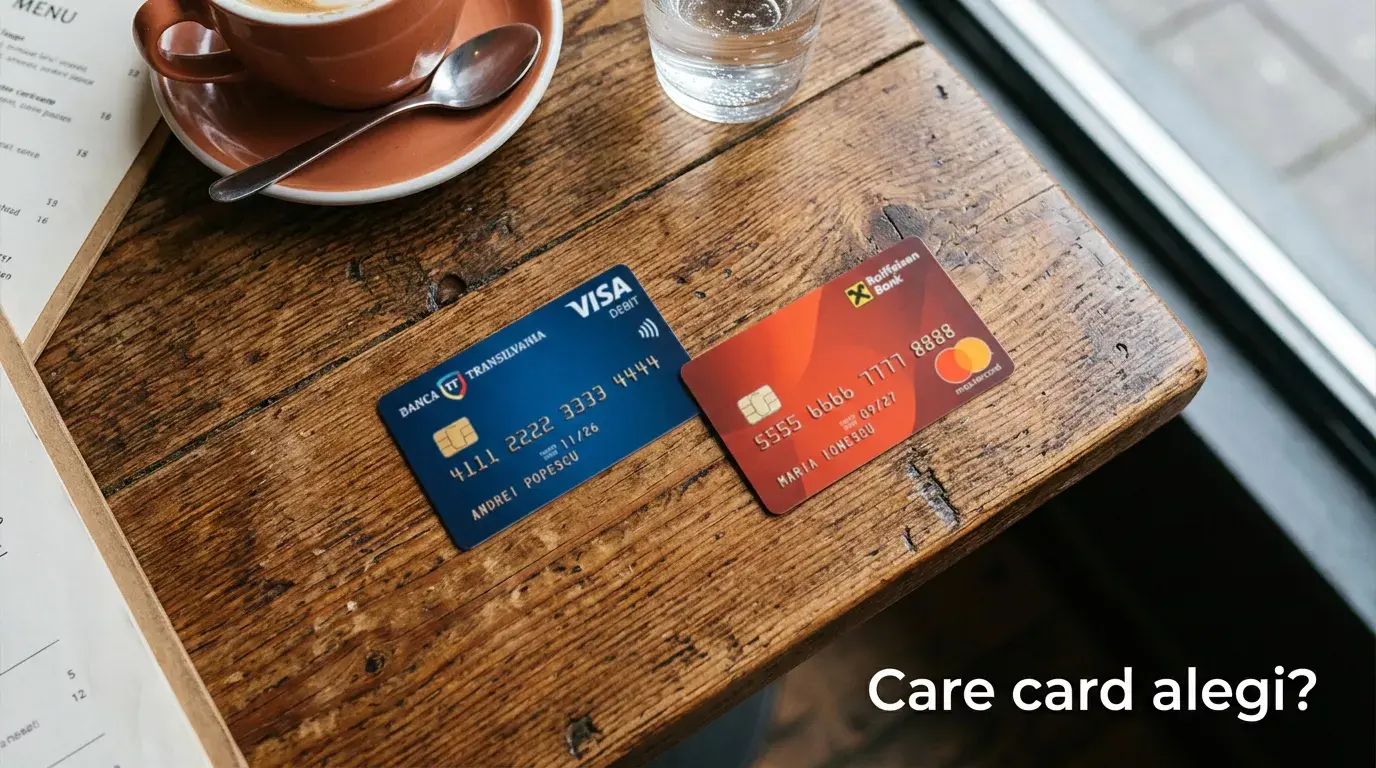 Comparație detaliată între cardurile Visa și Mastercard pentru pariuri online la operatori ONJN